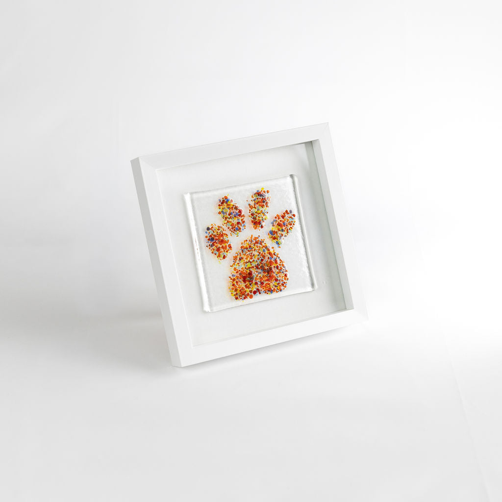 Fused Glass Framed Picture – 4x4