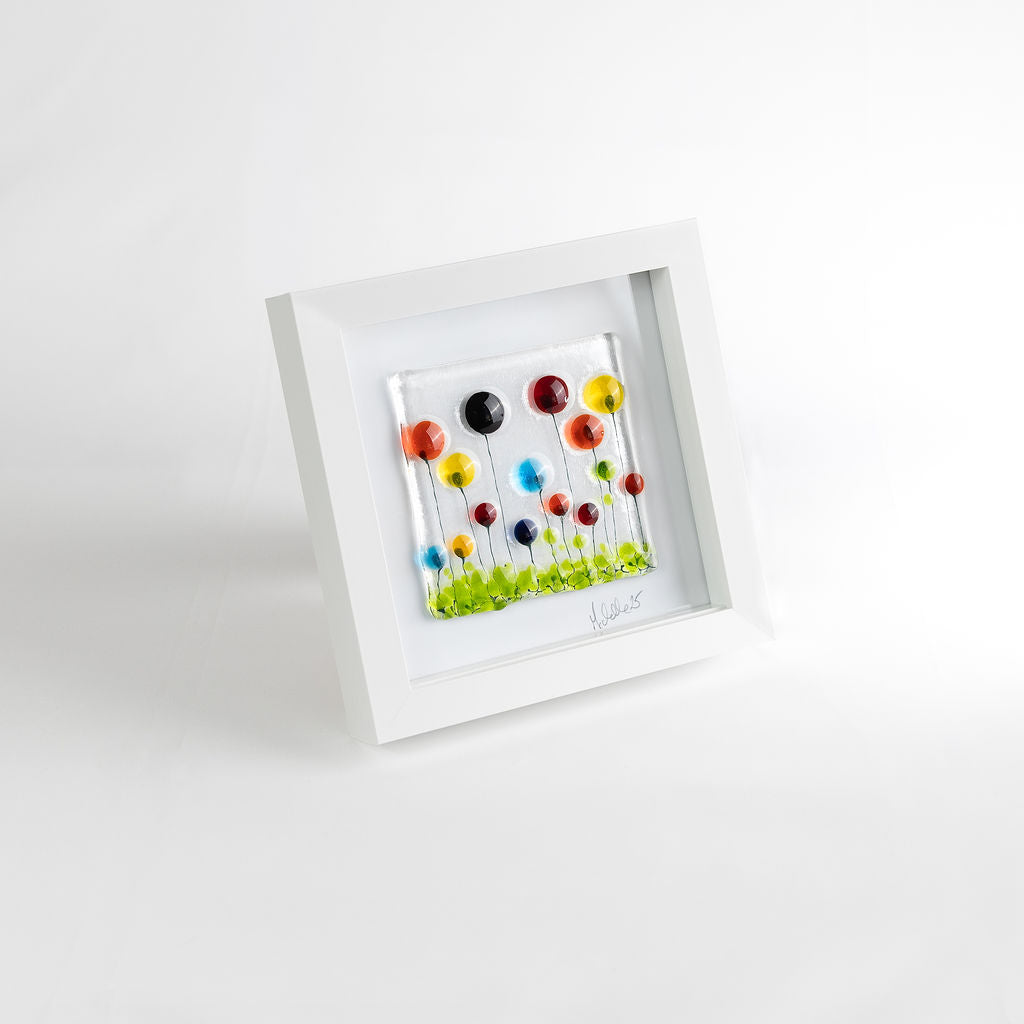 Fused Glass Framed Picture – 4x4