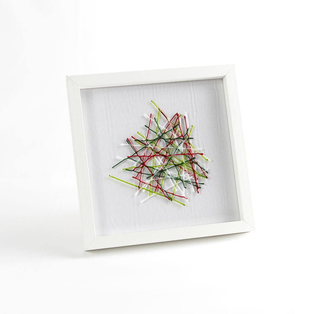 Fused Glass Framed Picture – 6x6