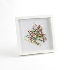 Fused Glass Framed Picture – 6x6