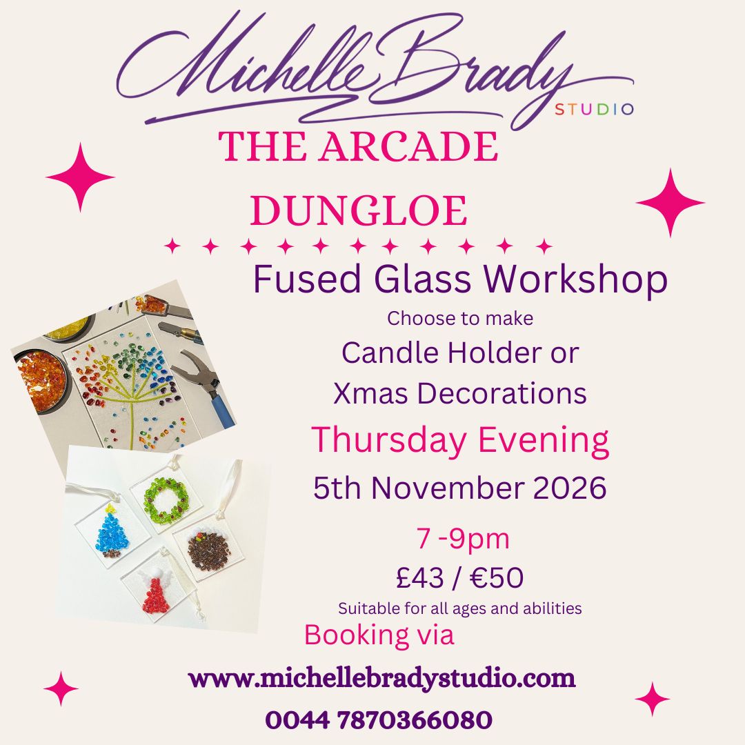 Arcade, Dungloe, Donegal: Thursday 5th November 2026,  7.00-9.00pm