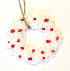 Fused Glass White Wreaths
