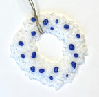 Fused Glass White Wreaths