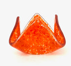 Fused Glass Hankerchief Candleholder