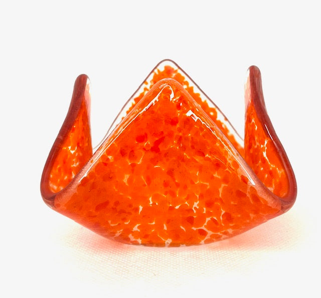 Fused Glass Hankerchief Candleholder