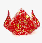 Fused Glass Hankerchief Candleholder
