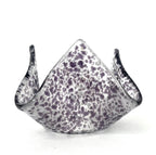 Fused Glass Hankerchief Candleholder