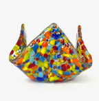 Fused Glass Hankerchief Candleholder