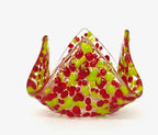 Fused Glass Hankerchief Candleholder