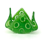 Fused Glass Handkerchief Candleholder Circles