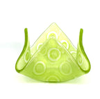 Fused Glass Handkerchief Candleholder Circles