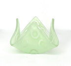 Fused Glass Handkerchief Candleholder Circles