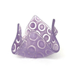Fused Glass Handkerchief Candleholder Circles