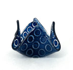 Fused Glass Handkerchief Candleholder Circles