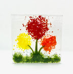 Fused Glass Candleholders Small