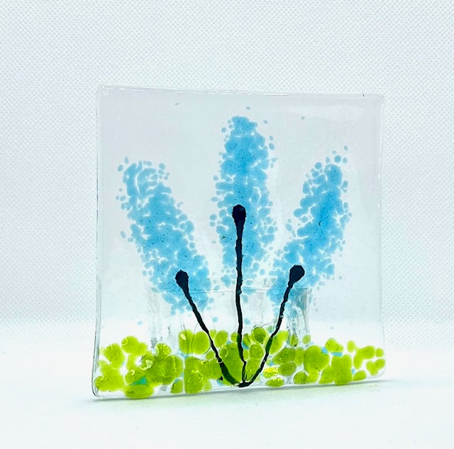 Fused Glass Candleholders Small