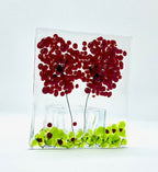 Fused Glass Candleholders Small