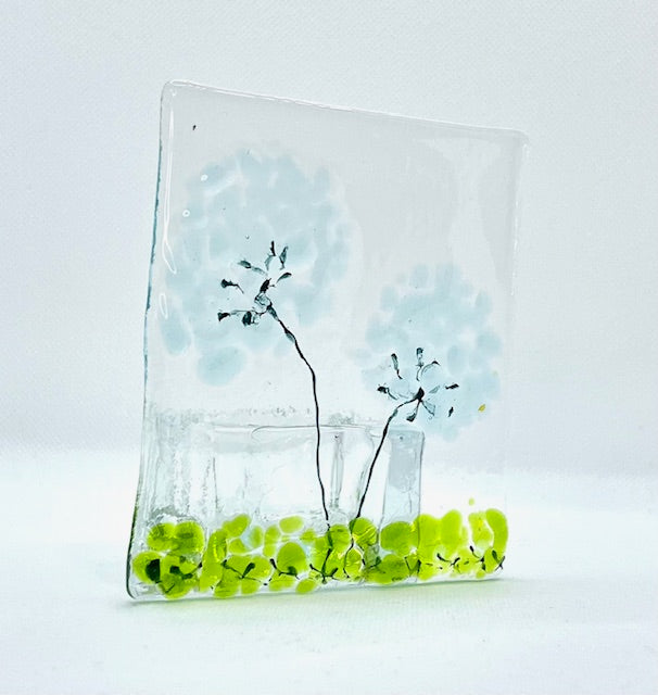 Fused Glass Candleholders Small