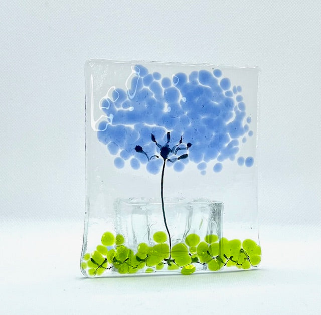 Fused Glass Candleholders Small