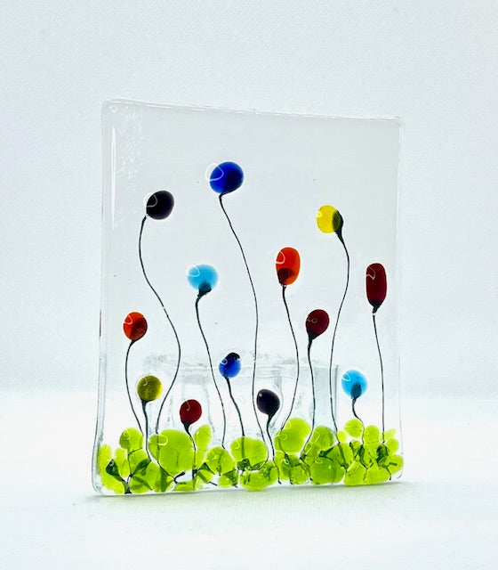 Fused Glass Candleholders Small