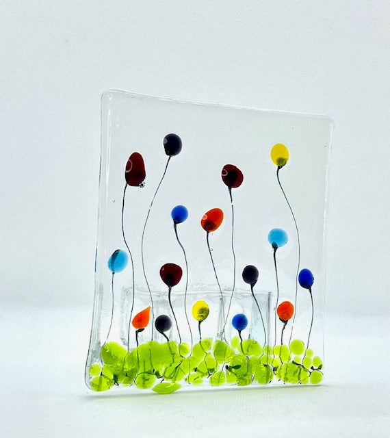 Fused Glass Candleholders Small