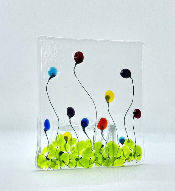 Fused Glass Candleholders Small