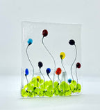 Fused Glass Candleholders Small