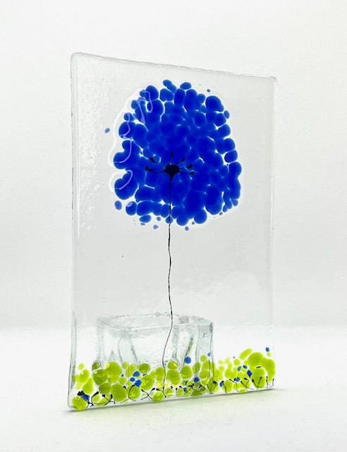 Fused Glass Candleholder (6x4)