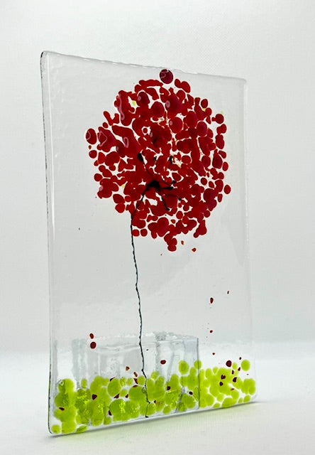 Fused Glass Candleholder (6x4)