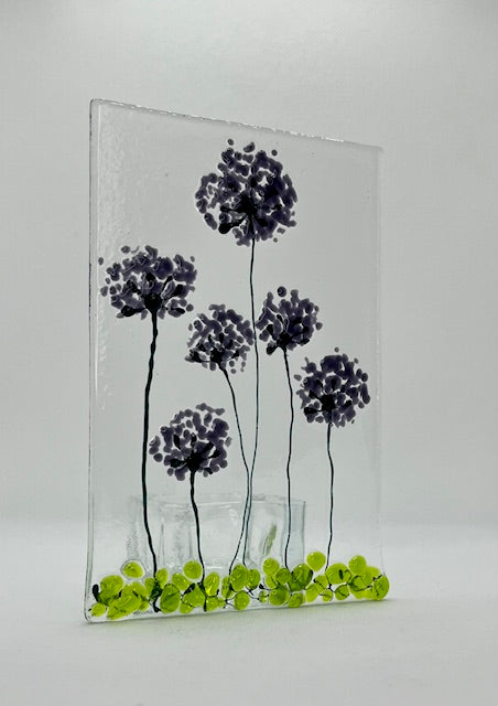Fused Glass Candleholder (6x4)