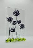 Fused Glass Candleholder (6x4)