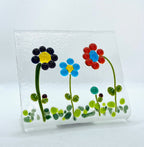 Fused Glass Small Freestanding Pictures 4.5in x 4.25in