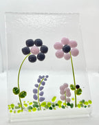 Fused Glass Large Free Standing Pictures 4.5in x 6.25in