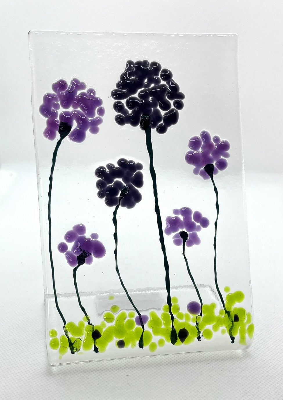 Fused Glass Large Free Standing Pictures 4.5in x 6.25in