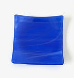 Fused Glass Floral Trinket (3.25 x 3.25)