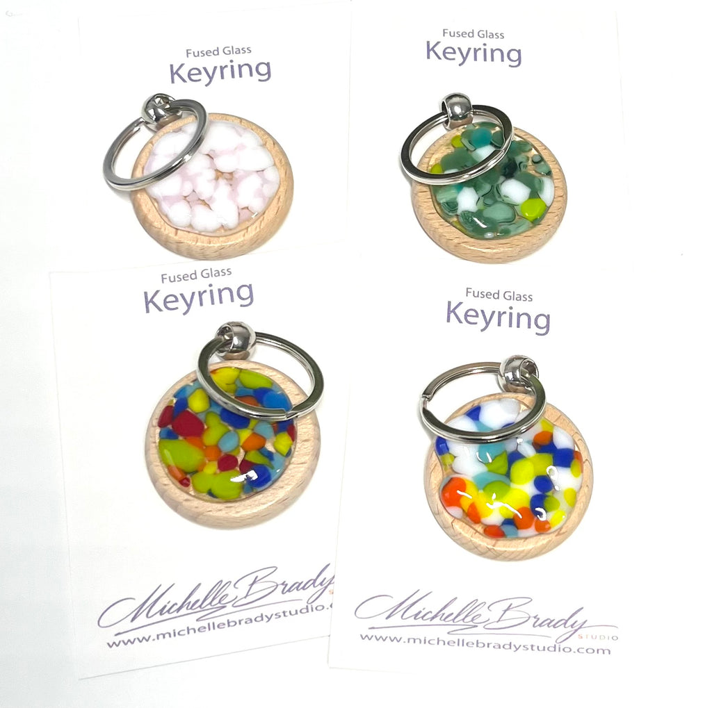 Amazing Glass Key Rings Fused Glass Keyrings – Michelle Brady Studio