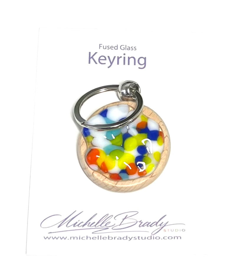 Amazing Glass Key Rings Fused Glass Keyrings – Michelle Brady Studio