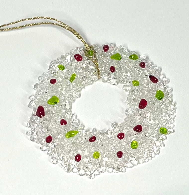 Fused Glass Wreaths