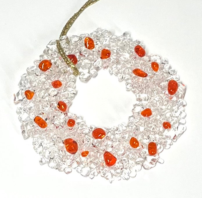Fused Glass Wreaths