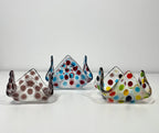 Fused Glass Hankerchief Candleholder