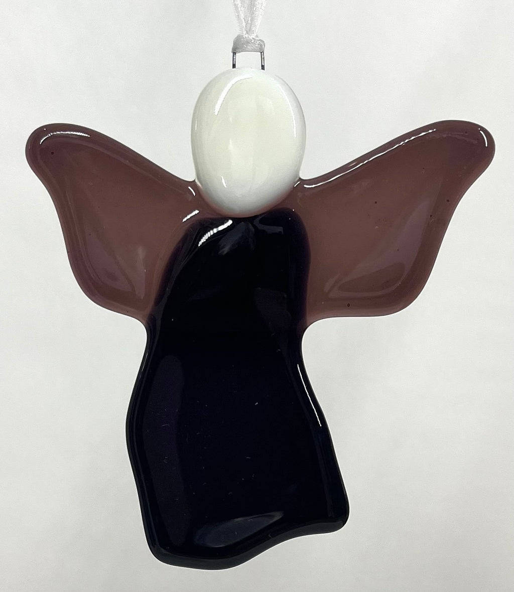 Fused Glass Hanging Angel