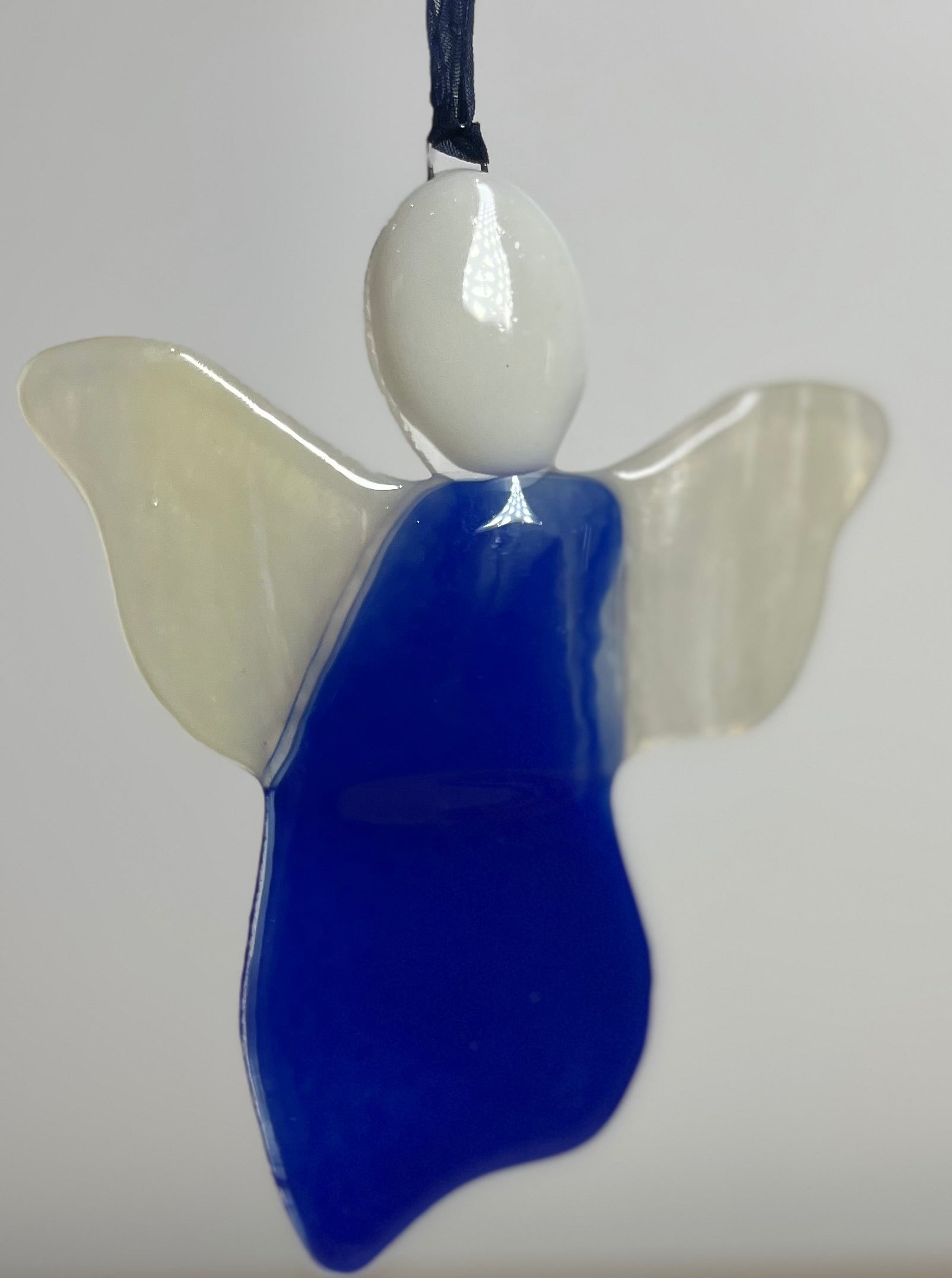 Fused Glass Hanging Angel