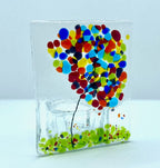 Fused Glass Candleholders Small