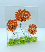 Fused Glass Candleholders Small