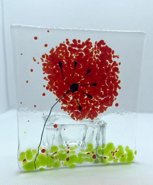 Fused Glass Candleholders Small