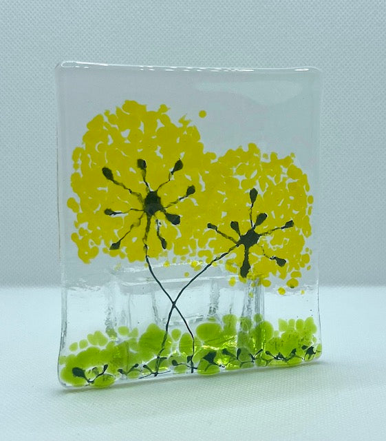 Fused Glass Candleholders Small