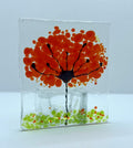 Fused Glass Candleholders Small
