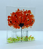 Fused Glass Candleholders Small