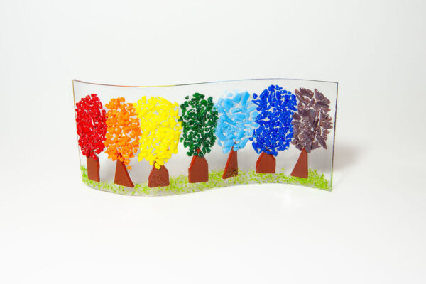 Charka / Rainbow Tree Fused Glass