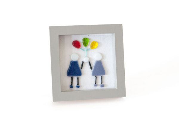 Fused Glass Couple Picture - Image 4